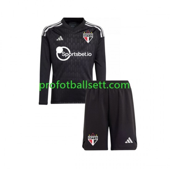 Fotballdrakt Sao Paulo Keeper Barn Hjemmekit 2023-2024 Langermet