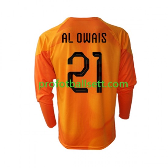 Fotballdrakt Saudi-Arabia Keeper Mohammed Al-Owais 21 Herre Bortekit VM 2022 Langermet