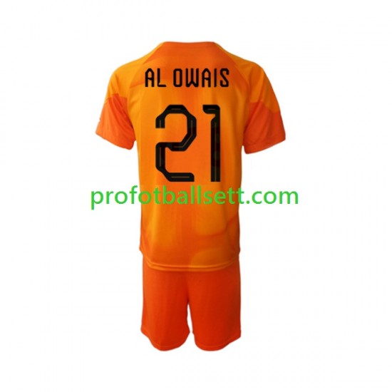 Fotballdrakt Saudi-Arabia Keeper Mohammed Al-Owais 21 Barn Bortekit VM 2022 Kortermet
