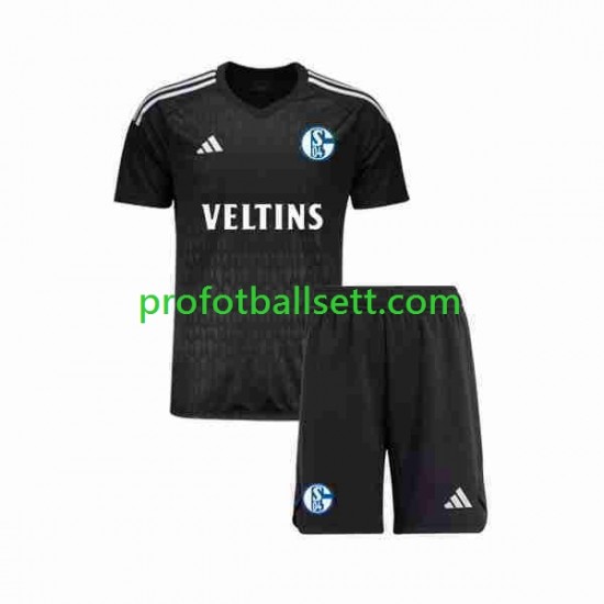 Fotballdrakt Schalke 04 Keeper Barn Bortekit 2023-2024 Kortermet