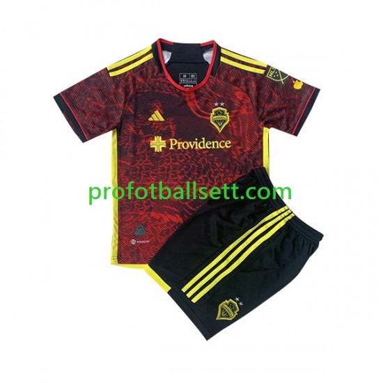 Fotballdrakt Seattle Sounders FC Barn Bortekit 2023 Kortermet