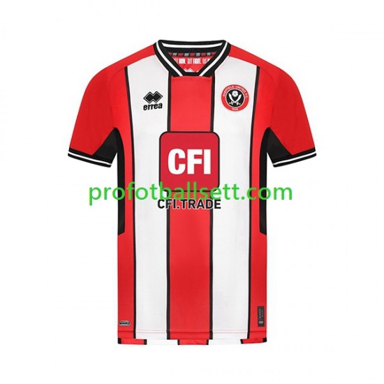 Fotballdrakt Sheffield United Herre Hjemmekit 2023-2024 Kortermet