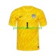 Fotballdrakt Slovenia Keeper Jan Oblak 1 Herre Hjemmekit Euro 2024 Gul Kortermet