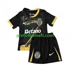 Fotballdrakt Sporting CP Barn Fjerdekit 2024-2025 Kortermet