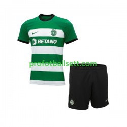 Fotballdrakt Sporting CP Barn Hjemmekit 2023-2024 Kortermet