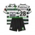 Retro Fotballdrakt Sporting CP Cristiano Ronaldo 28 2001 2003 Barn Hjemmekit Kortermet