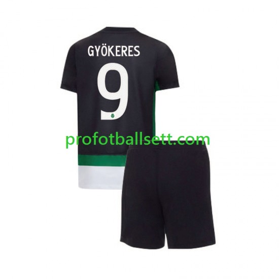 Fotballdrakt Sporting CP Gyokeres 9 Barn Hjemmekit 2024-2025 Kortermet
