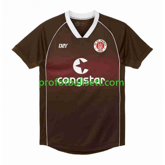 Fotballdrakt St Pauli Herre Hjemmekit 2023-2024 Kortermet