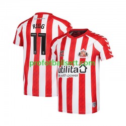 Fotballdrakt Sunderland Chris Rigg 11 Herre Hjemmekit 2024-2025 Kortermet