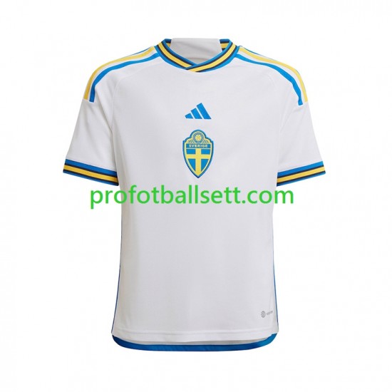 Fotballdrakt Sverige Herre Bortekit 2022-23 Kortermet