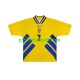 Retro Fotballdrakt Sverige Henrik Larsson 7 Herre Hjemmekit 1994 Kortermet