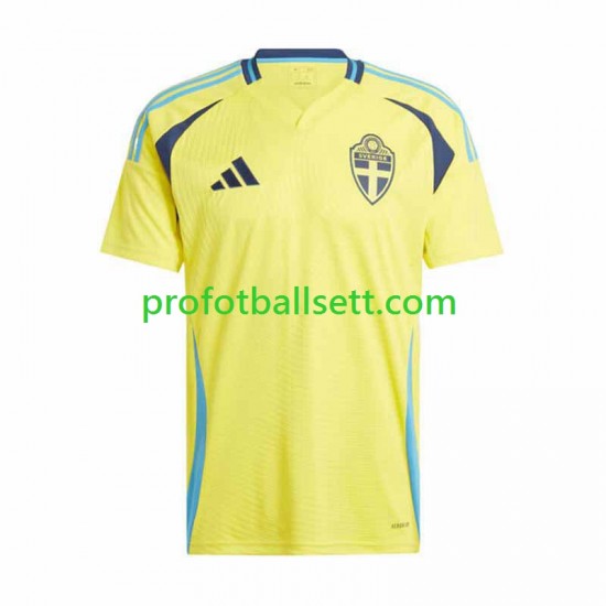 Fotballdrakt Sverige Herre Hjemmekit 2024 Kortermet
