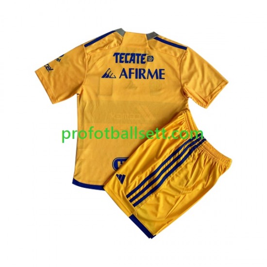 Fotballdrakt Tigres UANL Barn Hjemmekit 2023-2024 Kortermet