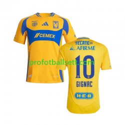 Fotballdrakt Tigres UANL Gignac 10 Herre Hjemmekit 2024-2025 Kortermet