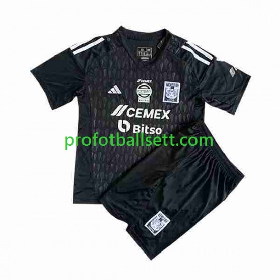 Fotballdrakt Tigres UANL Keeper Barn Bortekit 2023-2024 Kortermet