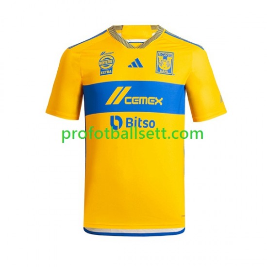 Fotballdrakt Tigres UANL Herre Hjemmekit 2023-2024 Kortermet