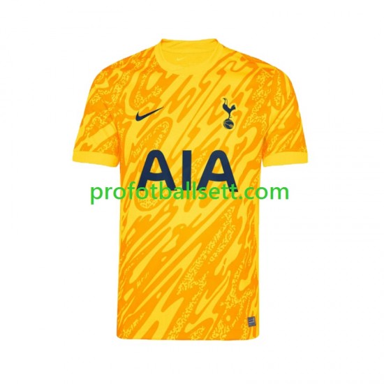 Fotballdrakt Tottenham Hotspur Keeper Herre Hjemmekit 2024-2025 Gul Kortermet