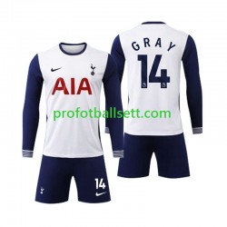 Fotballdrakt Tottenham Spurs Gray 14 Barn Hjemmekit 2024-2025 Langermet