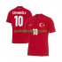 Fotballdrakt Tyrkia Hakan Calhanoglu 10 Herre Bortekit Euro 2024 Kortermet