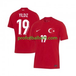 Fotballdrakt Tyrkia Kenan Yıldız 19 Herre Bortekit Euro 2024 Kortermet