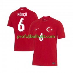Fotballdrakt Tyrkia Orkun Kokcu 6 Herre Bortekit Euro 2024 Kortermet
