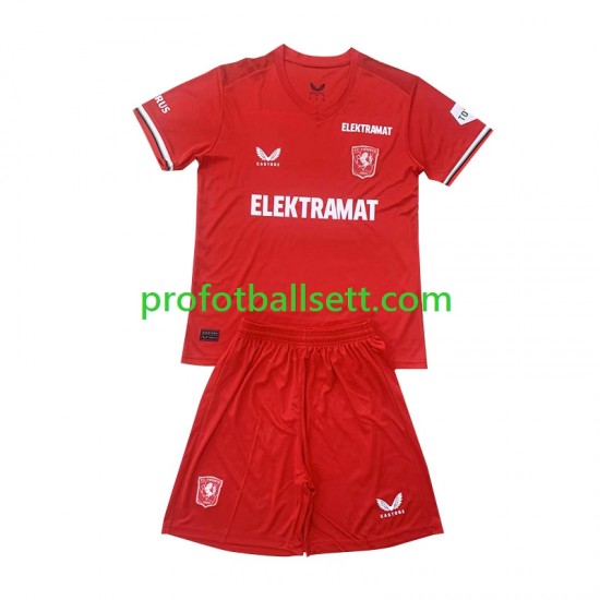Fotballdrakt Twente Barn Hjemmekit 2024-2025 Kortermet