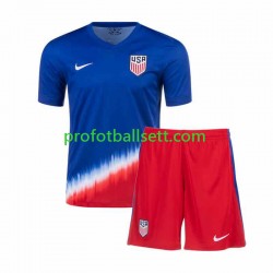Fotballdrakt USA Barn Bortekit 2024 Kortermet