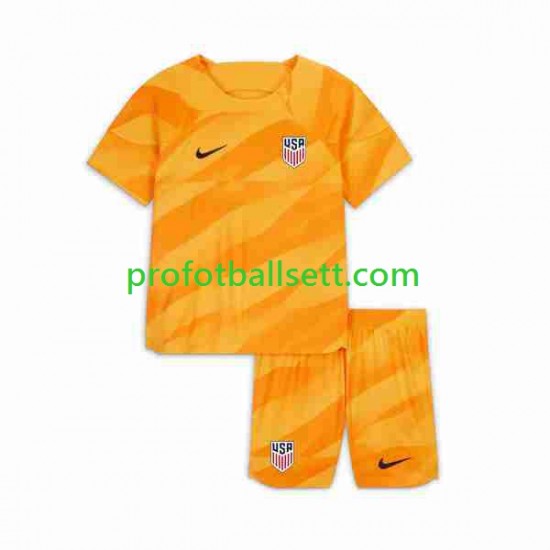 Fotballdrakt USA Keeper Barn Bortekit 2023-2024 Kortermet