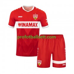 Fotballdrakt VfB Stuttgart Barn Bortekit 2024-2025 Kortermet