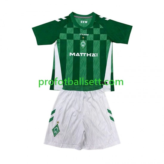 Fotballdrakt Werder Bremen Barn Hjemmekit 2024-2025 Kortermet