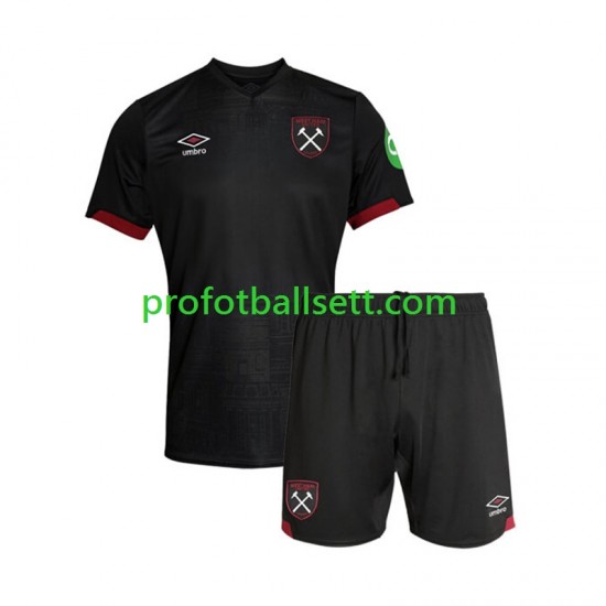 Fotballdrakt West Ham United Barn Bortekit 2024-2025 Kortermet