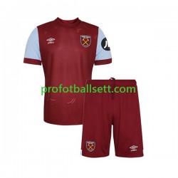 Fotballdrakt West Ham United Barn Hjemmekit 2023-2024 Kortermet