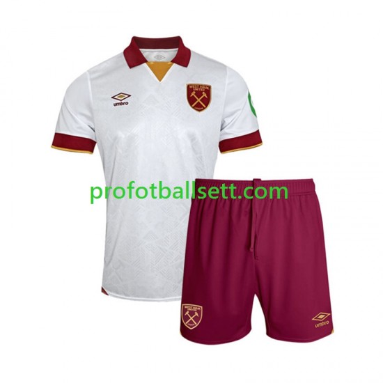 Fotballdrakt West Ham United Barn Tredjekit 2024-2025 Kortermet