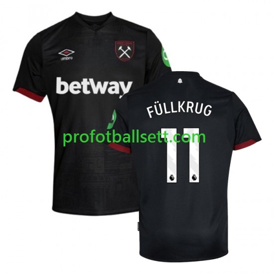 Fotballdrakt West Ham United FULLKRUG 11 Herre Bortekit 2024-2025 Kortermet