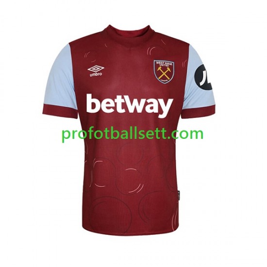 Fotballdrakt West Ham United Herre Hjemmekit 2023-2024 Kortermet