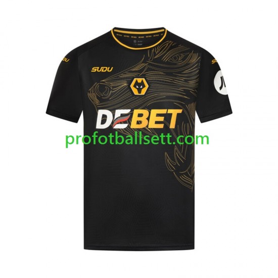 Fotballdrakt Wolverhampton Wanderers Herre Bortekit 2024-2025 Kortermet
