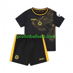 Fotballdrakt Wolverhampton Wanderers Barn Bortekit 2024-2025 Kortermet