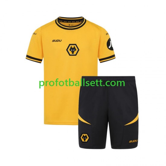 Fotballdrakt Wolverhampton Wanderers Barn Hjemmekit 2024-2025 Kortermet