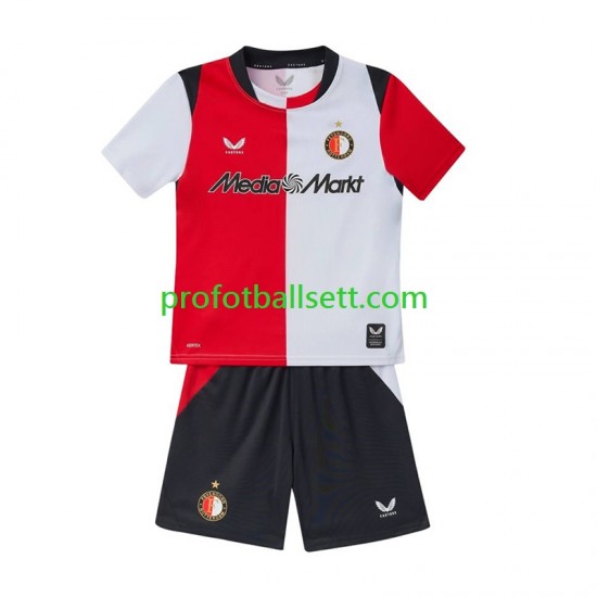 Fotballdrakt Feyenoord Rotterdam Barn Hjemmekit 2026-2027 Kortermet