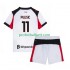 Fotballdrakt AC Milan Christian Pulisic 11 Barn Bortekit 2025-2026 Kortermet