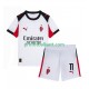 Fotballdrakt AC Milan Christian Pulisic 11 Barn Bortekit 2025-2026 Kortermet