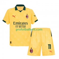 Fotballdrakt AC Milan Christian Pulisic 11 Barn Tredjekit 2025-2026 Kortermet