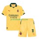 Fotballdrakt AC Milan Christian Pulisic 11 Barn Tredjekit 2025-2026 Kortermet