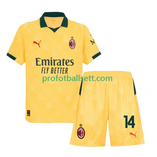 Fotballdrakt AC Milan Luca Modric 14 Barn Tredjekit 2025-2026 Kortermet