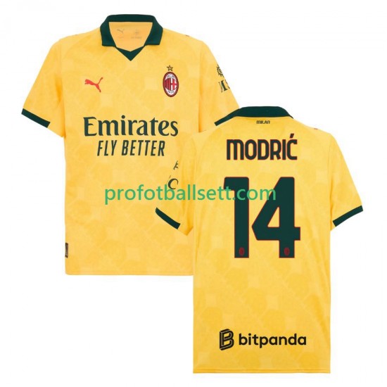 Fotballdrakt AC Milan Luca Modric 14 Herre Tredjekit 2025-2026 Kortermet