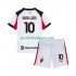 Fotballdrakt AC Milan Rafael Leao 10 Barn Bortekit 2025-2026 Kortermet