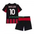 Fotballdrakt AC Milan Rafael Leao 10 Barn Hjemmekit 2025-2026 Kortermet
