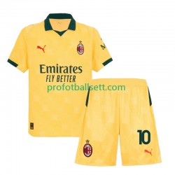 Fotballdrakt AC Milan Rafael Leao 10 Barn Tredjekit 2025-2026 Kortermet