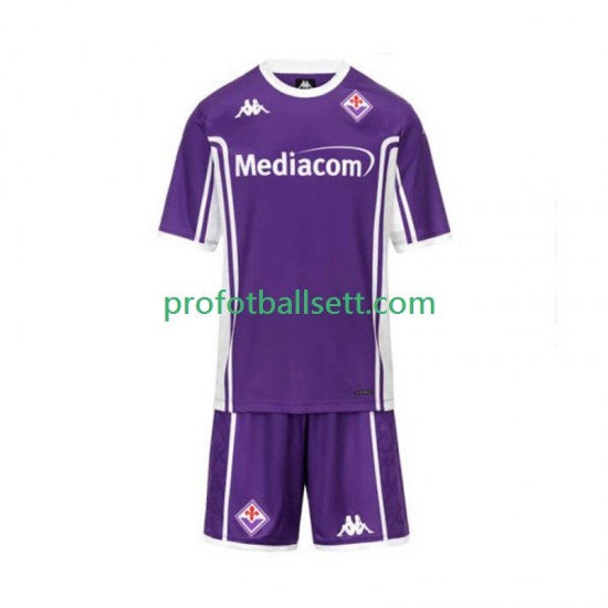Fotballdrakt Fiorentina Barn Hjemmekit 2025-2026 Kortermet