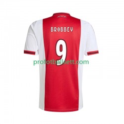Fotballdrakt AFC Ajax Brian Brobbey 9 Herre Hjemmekit 2025-2026 Kortermet